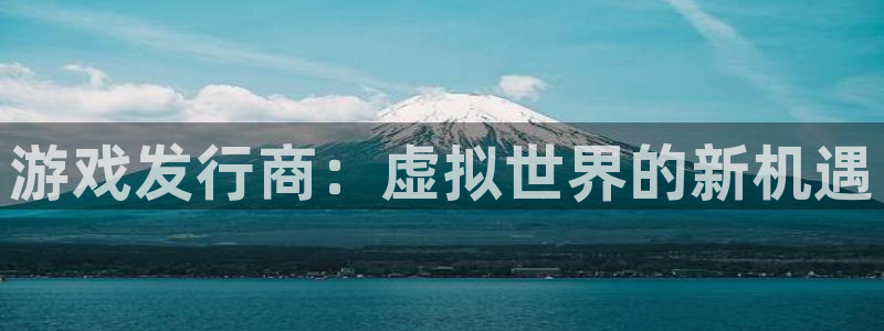pp电子官网登录注册账号是什么样的：游戏发行商：虚拟世界的新机遇