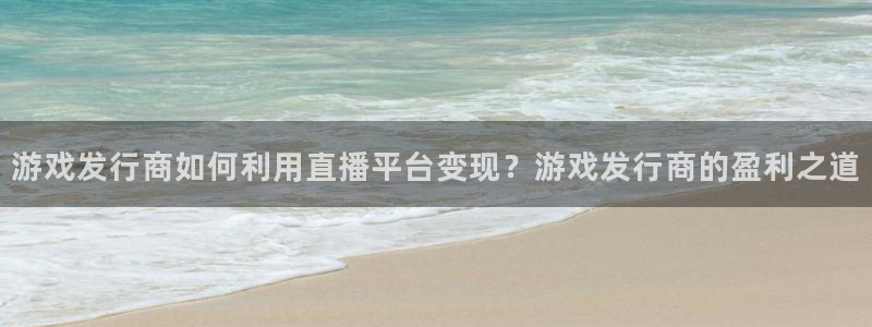 pp电子子经理人读后感：游戏发行商如何利用直播平台变现？游戏发行商的盈利之道