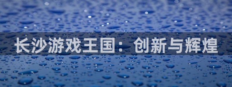 pp电子多少钱：长沙游戏王国：创新与辉煌